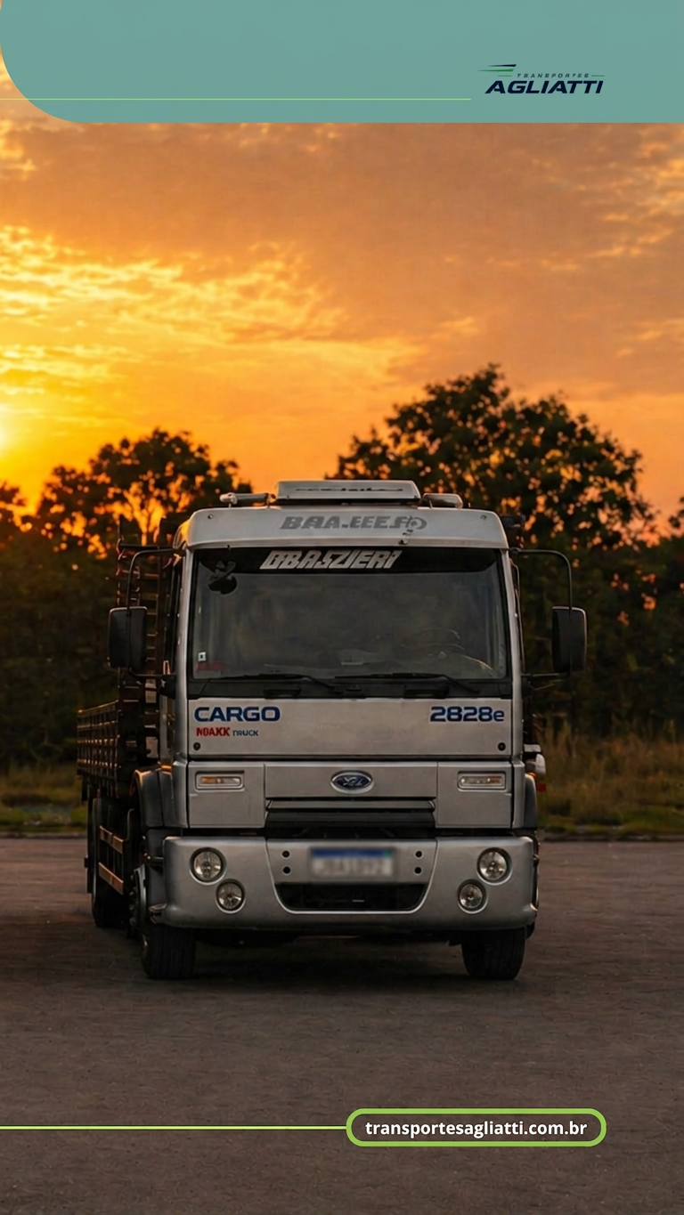 Caminhão Ford Cargo 2828e da frota Agliatti